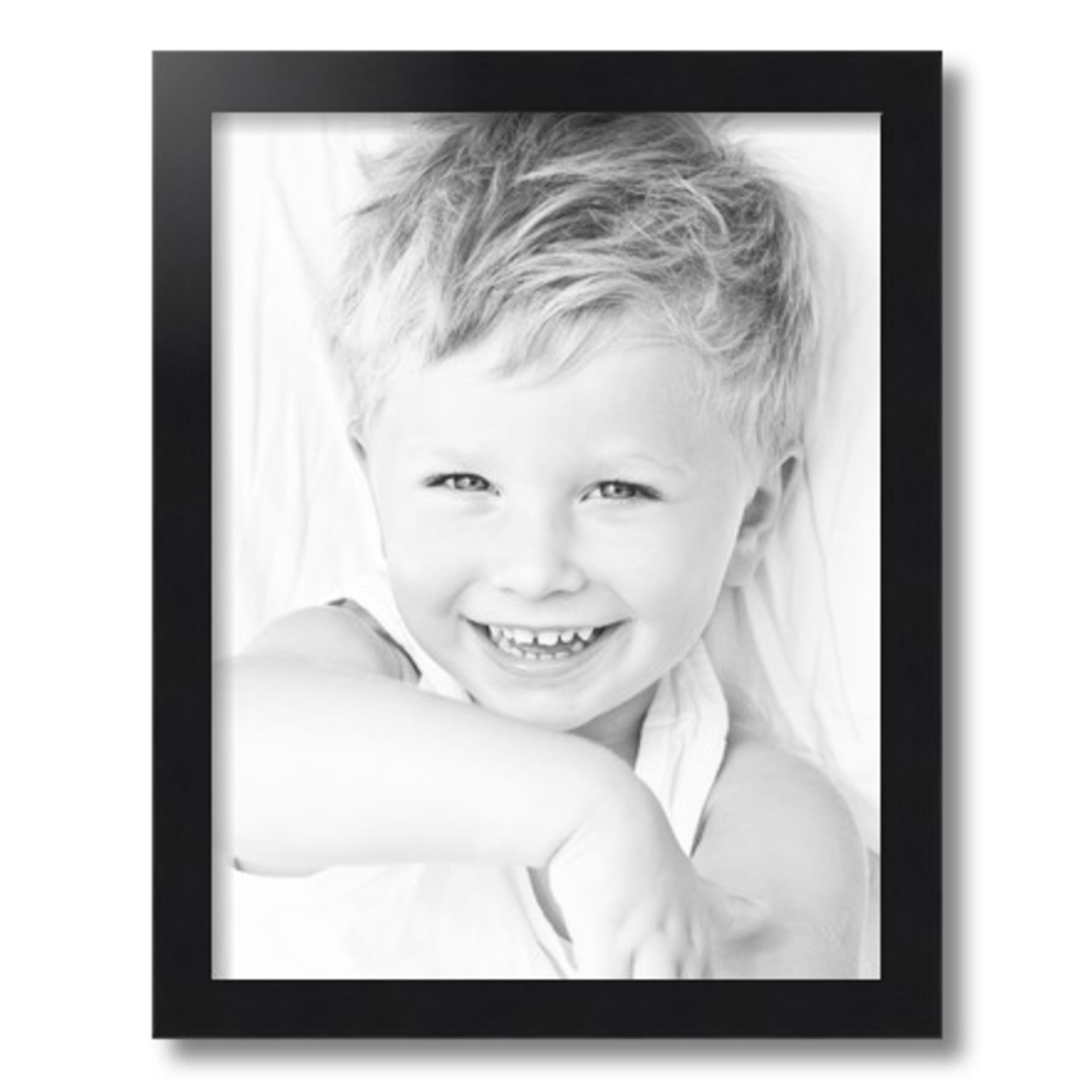 ArtToFrames 14" x 18" Black Steel Picture Frame, 14x18 inch Black MDF Poster Frame (WOM-4639), 1 Pack