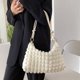 thumbnail image 2 of Bolsa Bolsos para axilas de celosía de color sólido retro para mujer Bolsos grandes para mujer, 2 of 5