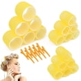 thumbnail image 1 of Juego de rodillos de pelo de tamaño gigante, rizadores de pelo de salón, rizadores de pelo de 4,4 cm, 2 paquetes, 11 kaili Sencillez, 1 of 2