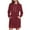 ZC-Red, variant on Women Hoodies Dress Hooded Sweatshirts Dress Casual Long Sleeve Round Neck Tunic Dress Slim Oversized Sweatshirts with Pocket