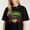 Black-2, variant on Women's Mama Wolf Silhouette Graphic Tee Trendy Design S-4XL Mother's Day Gift