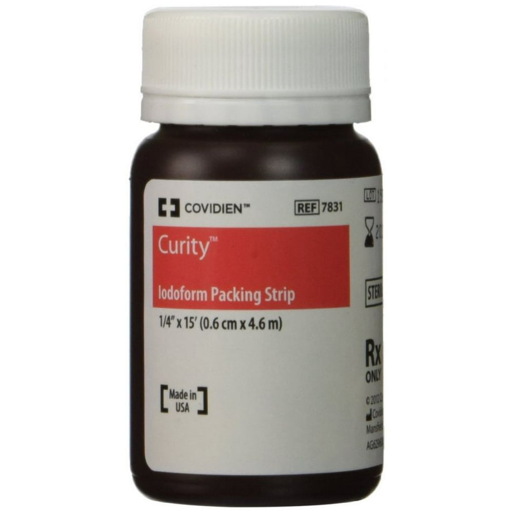 Curity Packing Strip Cotton, Iodoform, 1/4 Inch x 5 Yard, Each