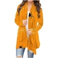 thumbnail image 2 of WFJCJPAF 2024 New Halloween Clearance! Halloween Sweaters 5X,Women's Halloween Fashion Printed Long Sleeved Cardigan Jacket - Orange XXL, 2 of 6