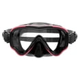 thumbnail image 3 of Gafas de buceo para niños, de silicona, antivaho, de vidrio templado, máscara de esnórquel, gafas de buceo para estudiantes completamente secas, 3 of 6