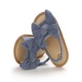 thumbnail image 4 of Luxsea Summer Baby Girls Shoes Non-Slip Canvas Bowknot Toddlers Newborn Infantil Sandals, 4 of 6