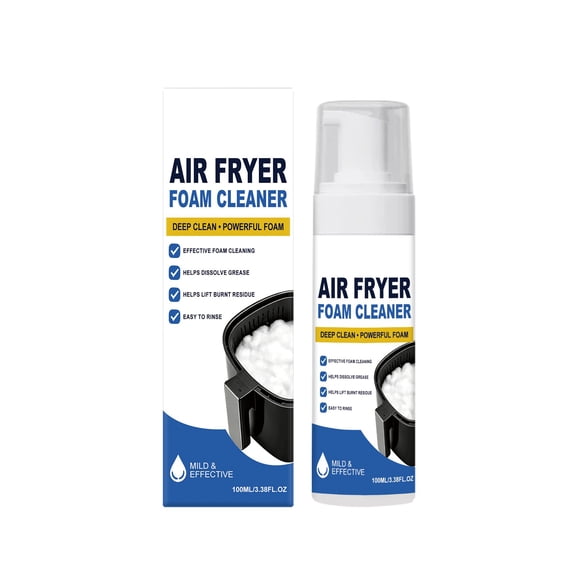 Air Fryer Foam Cleaner, Heavy Duty Degreaser for Fryer Baskets Heating Areas Grill Trays and Cooking Surfaces, 100ml