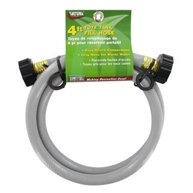 VALTERRA LLC W014048 Waste Water Hose, Gray, 0.5 In. X 4 Ft.