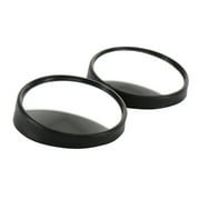 Auto Drive Small Car Blind Spot Mirrors Pack of 2, Universal Fit Black, 71130RV, 0.1 lbs.