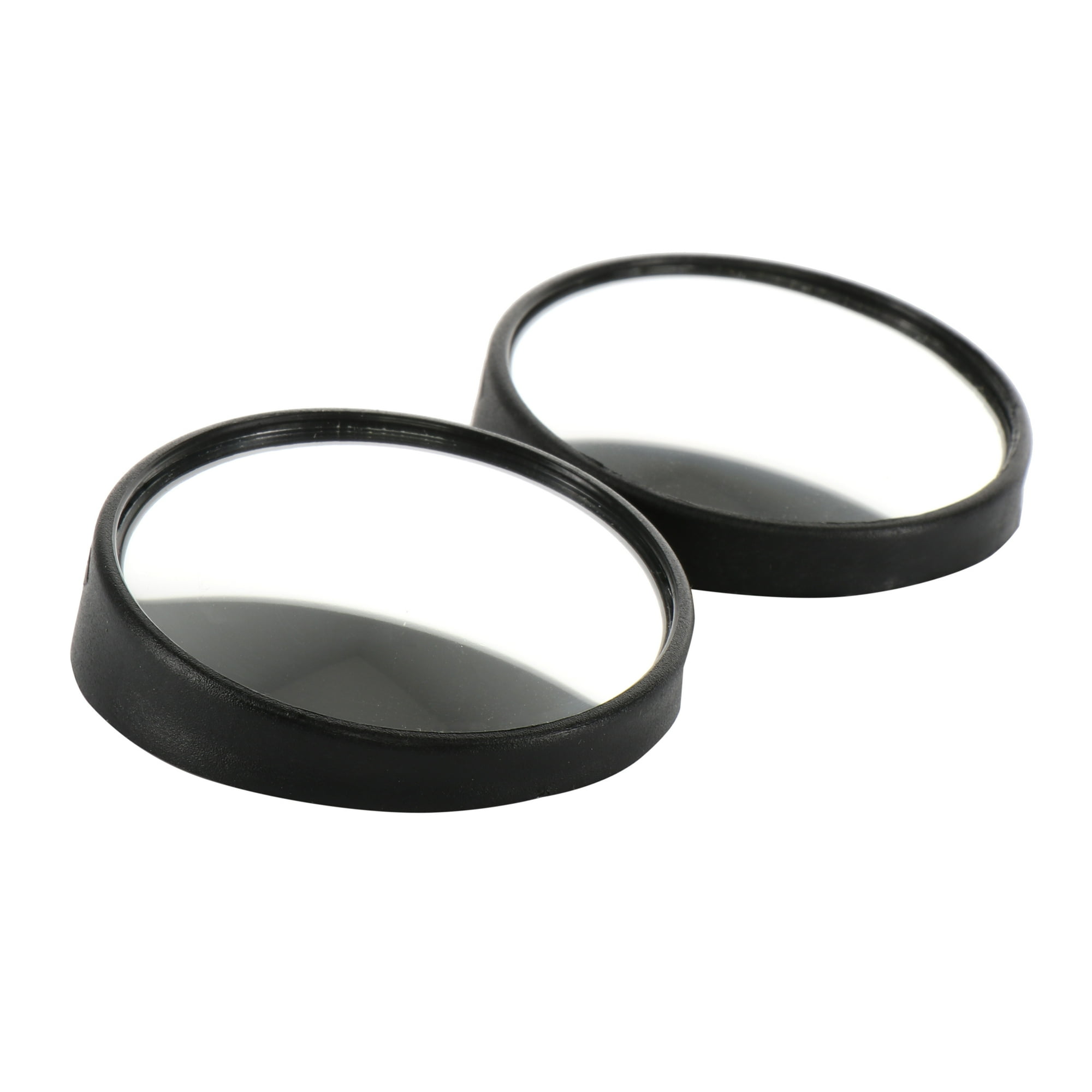 Auto Drive Small Blind Spot Mirrors, Pack of 2, Universal Fit, Black