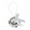 Silver, variant on Metal Jingle Bell Ball Ornaments, 5 Count