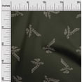 thumbnail image 2 of oneOone Viscose Chiffon Olive Green Fabric Leaves Sewing Fabric By The Yard Printed Diy Clothing Sewing Supplies 42 Inch Wide, 2 of 4