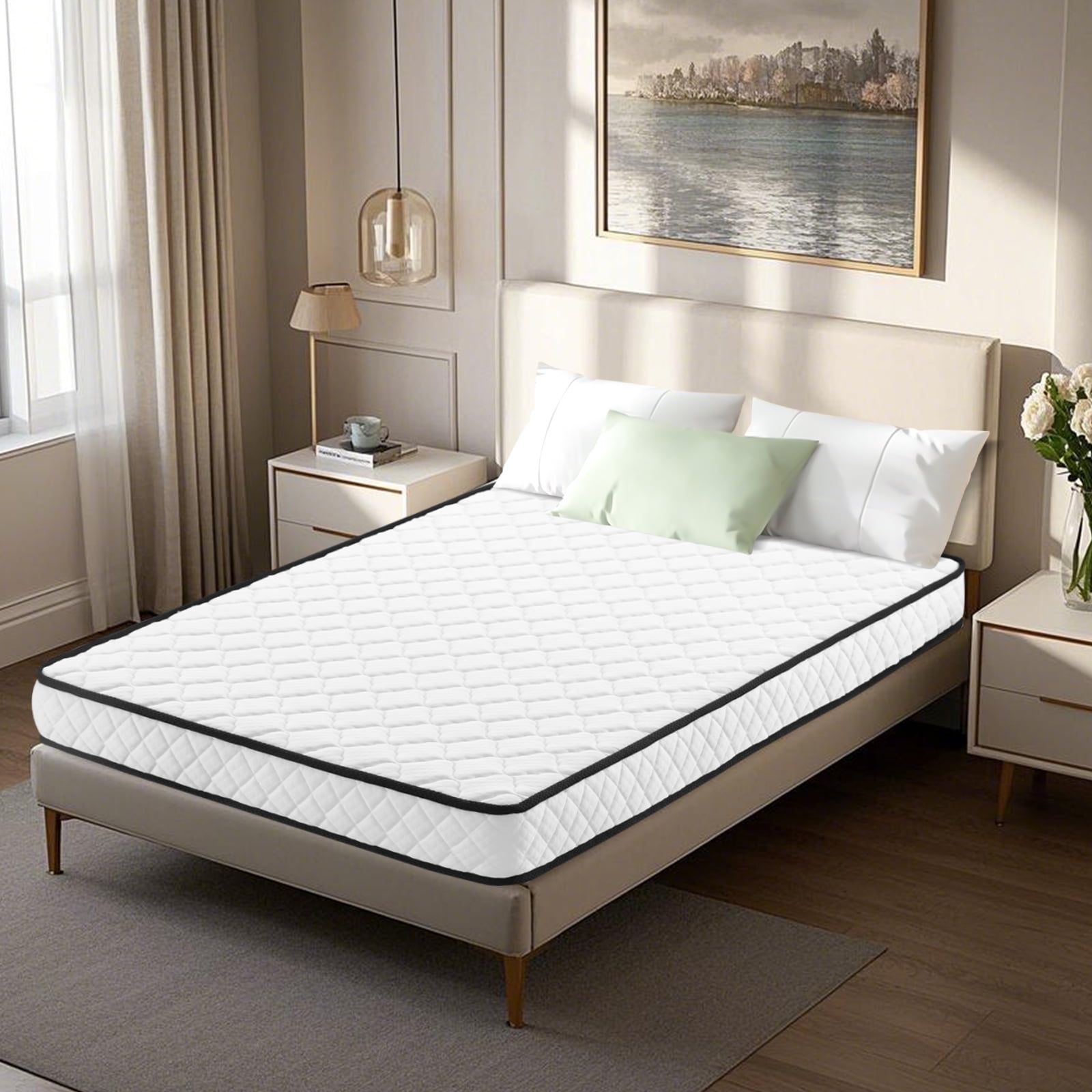 VFD 6" Gel Memory Foam Mattress, Medium Feel, Queen