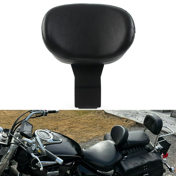 NS Motorcycle Driver Backrest Sissy Bar Support Mount , Motorcycle Driver Rider Backrest Cushion Pad for C50 VL400 VL800