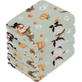 thumbnail image 3 of Cute Gnome Halloween Thanksgiving Washcloth 12x12in Set, 2 Pack Absorbent Cotton Towel Square Kitchen Dishes Towels, Soft Cleaning Face Hand Towel Fast Drying, 3 of 7