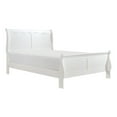 thumbnail image 1 of Pemberly Row Full Size Bed with Panel Headboard in White Solid Wood Finish, 1 of 10
