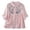 Pink, variant on Womens Athletic Tops Women's T-Shirts Casual Embroidered Top for Everyday Comfort and Seasonal Style Pink L