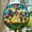 Hot Air Balloon, variant on Cross Halloween Suncatchers for Windows, Ornament Window Hangings,Hand-Painted Glass Panel Perfect for Home Decorr, 2025, Holiday Decoration, Seasonal 2025, Holiday Decoration,