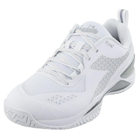 Diadora Men's Blushield Torneo 2 Ag Wide Sneaker, White/White/White, 11.5