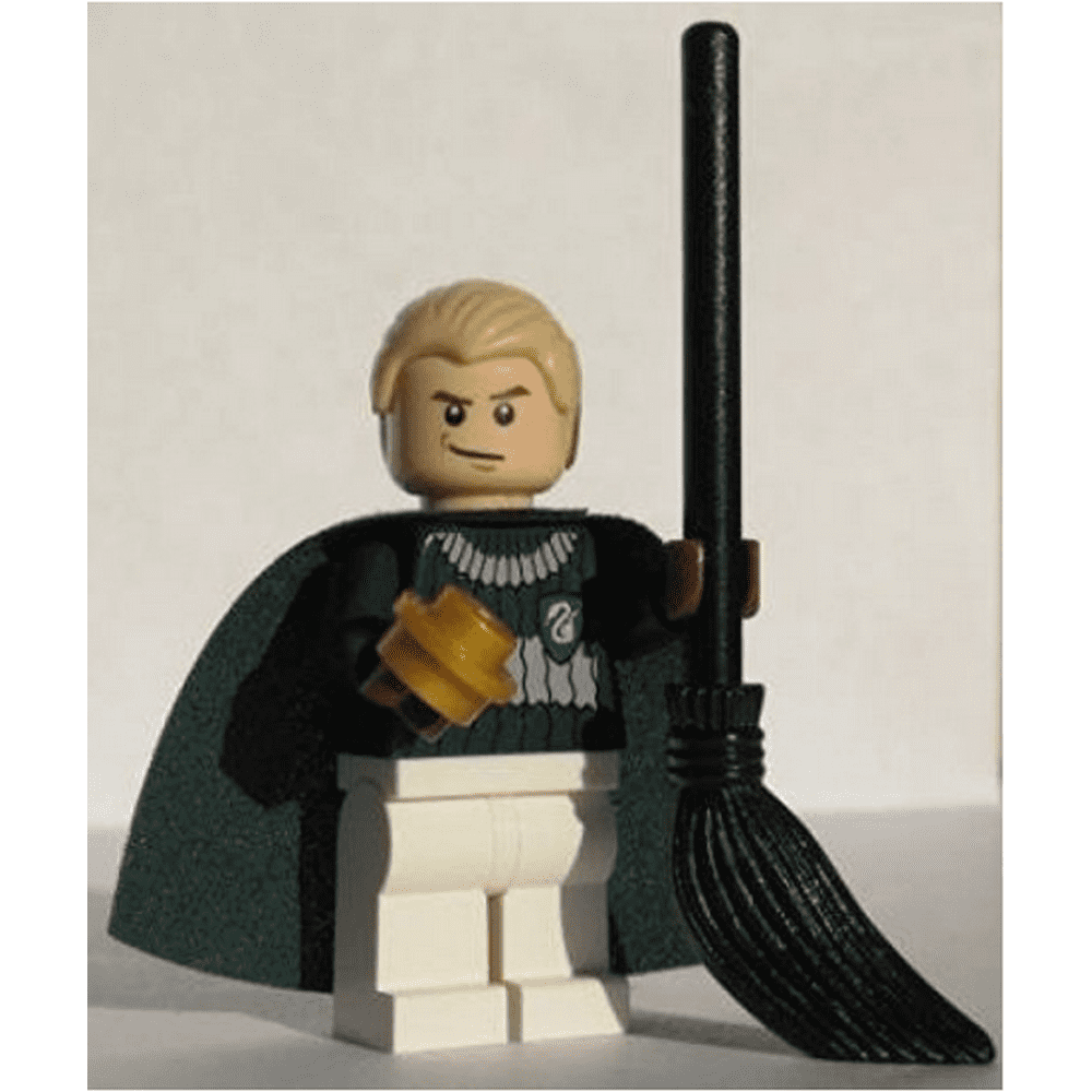 LEGO Draco Malfoy Slytherin Harry Potter Quidditch LEGO minifigure - Walmart.com - Walmart.com