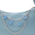 thumbnail image 2 of Bolso de hombro Jinwen Monedero de paja Azul, 2 of 3