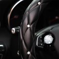 thumbnail image 4 of DssengSparkling Rhinestone Steering Wheel Cover - 15” Bling Anti-Slip for Women (Fits Sedans/SUVs), 4 of 8