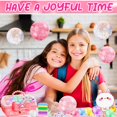 thumbnail image 3 of Jimcii Make Your Own Nano Tape Bubble Kit, with Pink Bow Box, Nano Tape Bubble Squishy Maker Kit for Kids, Nano Tape Bubbles, 3 of 7