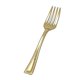 thumbnail image 4 of 144+72pcs Disposable Gold Plastic Spoons & Mini Forks for Coffee Dessert Cake Party Supplies, 4 of 5