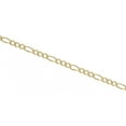 thumbnail image 4 of 14K Yellow Gold 2.80mm Solid Plain Figaro Link Bracelet Lobster Clasp 8 Inch, 4 of 7
