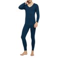 thumbnail image 2 of 2Pcs/Set Thermal Underwear for Men, Fleece Base Layer Top & Bottom Set, Insulated Long Johns for Cold Weather Hunting, 2 of 8