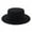 Black, variant on Clearance! Baberdicy Womens Wide Wool Flat Top Fedora Hat Party Church Hats Cap Black