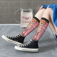 thumbnail image 3 of Lsque Cheetah On Toilet Humor Art Printed Crew Socks Men's Women's LightWeight Thin Casual Calf Socks ,Knee High Socks,Cotton Socks, 3 of 9
