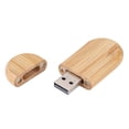 thumbnail image 3 of Drive Oval Wooden Shell USB 3.0 Memoria Flash de Almacenamiento de Almacenamiento Con Caja U Disco 32GB, 3 of 7
