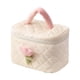 thumbnail image 1 of Lindo bolso de maquillaje floral, bolso grande de pana para maquillaje para mujeres, bolsos de cosméticos de viaje, 1 of 5