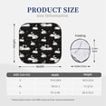 thumbnail image 3 of Easygdp Swan And Dragonflies for 2 PCS Foldable Car Sun Shade Front Windshield Sun Protection Cover for Car, SUV, Truck-Medium, 3 of 6
