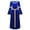 Blue, variant on Xnihocha Big Girls Medieval Princess Maxi Dress Renaissance Long Bell Sleeve Vintage Retro Ball Gown Purple 12
