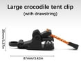 thumbnail image 1 of Daisyyozoid Outdoor Tent Clip Plastic Reinforced Windproof Clip Large Hanging Buckle Windproof Rope Anchor, 1 of 5