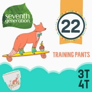 Seventh Generation Free & Clear Potty Training Pants Size 3T/4T (L), 32-40 lbs 22 count