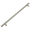 thumbnail image 2 of GlideRite 11 in. Center Solid Modern Cabinet Bar Pull, Stainless Steel, 2 of 4
