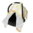 thumbnail image 2 of Naloa Lemon Potatoes Baby Car Seat Cover, Breathable Baby Carrier Cover, Multiuse Baby Carrier Cover & Nursing Breastfeeding Cover, 2 of 5