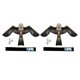 thumbnail image 1 of 2pcs Bird Scarer con de jardín de control de plagas de malezas de cadena CUTICAT Halcón Pájaro Scarer Kite, 1 of 6