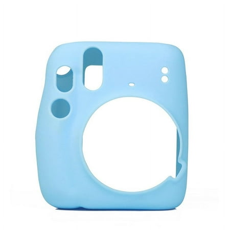 Image of AMZER Camera Silicone Jelly Protective Case for Fujifilm Instax mini 11 - Blue