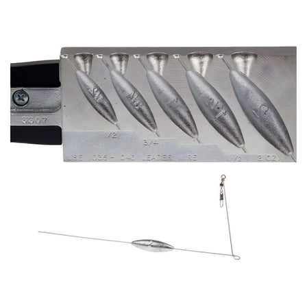 Do It Mold Bottom Bouncer Sinker Size: 1/2, 3/4, 1, 1 1/2, 2 oz Do it Mold (3307) BTM-5-M