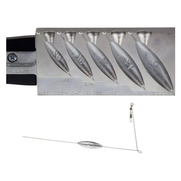 Do It Mold Bottom Bouncer Sinker Size: 1/2, 3/4, 1, 1 1/2, 2 oz Do it Mold (3307) BTM-5-M