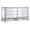 Gray, variant on 60 inch mirrored 6 drawers chest in black