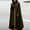 Brown, variant on Winter Coats for Women Gothic Open Front Hooded Cardigan Long Coat Solid Color Cloak Cape Winter Outdoor Jackets(Army Green,Xl)