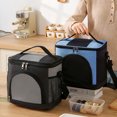 thumbnail image 1 of Bolsa Térmica Grande para Almuerzo, Portátil, para Guardar Alimentos, para Picnic, para Exteriores, de Tela, de Gran Capacidad, para El Trabajo y La Escuela., 1 of 7