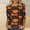 GNL5, variant on RKSTN 3/4 Length Sleeve Womens Tops Halloween Print Oversize Crew Neck T-Shirt Top Ladies Casual Halloween Graphic Round Neck Loose Fits Plus Size Three Quarter Sleeve Shirt Fall Winter Base Layers