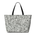 thumbnail image 2 of Balery Silver Glitter Beach Travel Bag - Water-Resistant, Large Capacity Lightweight Tote with 7 Pockets for Women and Men - Perfect for Beach, Pool, Gym, and Travel, 2 of 7