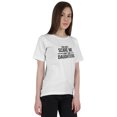 thumbnail image 2 of Inkmeso Tshirt For Mother You Can't Scare Me I Have Two Daughters Women's Scoop Neck Tee Shirts Top, 2 of 7