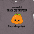 thumbnail image 4 of Inktastic Non-Verbal Trick or Treater with Cute Pumpkin Boys or Girls Toddler T-Shirt, 4 of 5